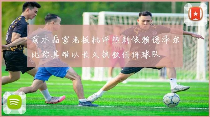 前水晶宫老板批评热刺依赖德泽尔比称其难以长久执教任何球队