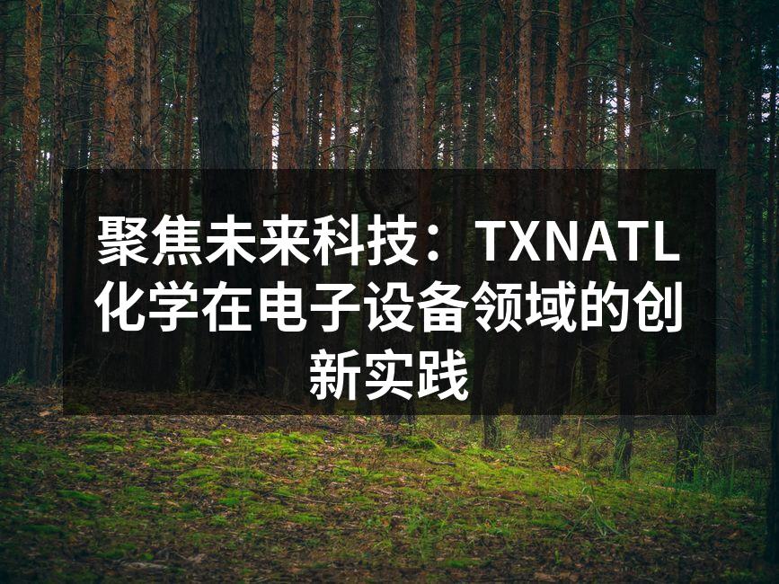 TXNATL化学的研发团队正在进行新材料测试